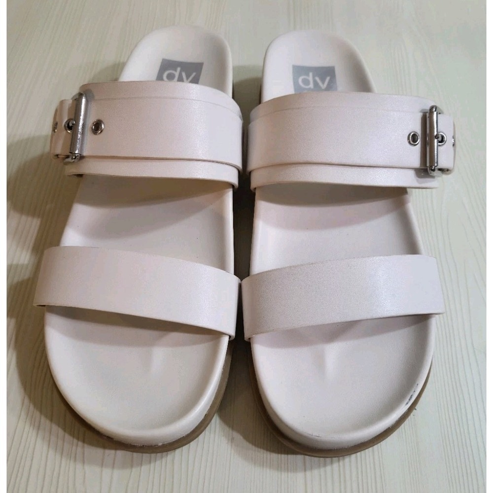 Dolce Vita Aggey Ivory Sandals Size 10 US - Picture 2 of 7